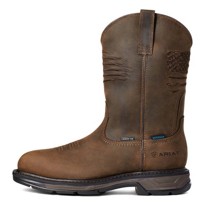Ariat Workhog Patriot CT Brown Boot Ariat Workhog Patriot CT Brown Boot