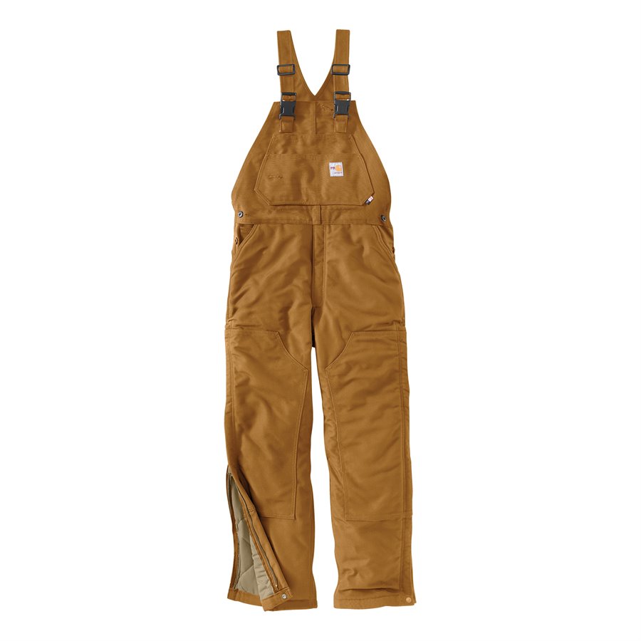 Carhartt FR Duck Bib Overall QuiltLined