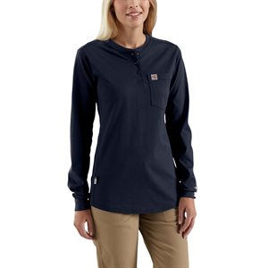 Carhartt FR Ladies 6.75 oz. Force Cotton Henley