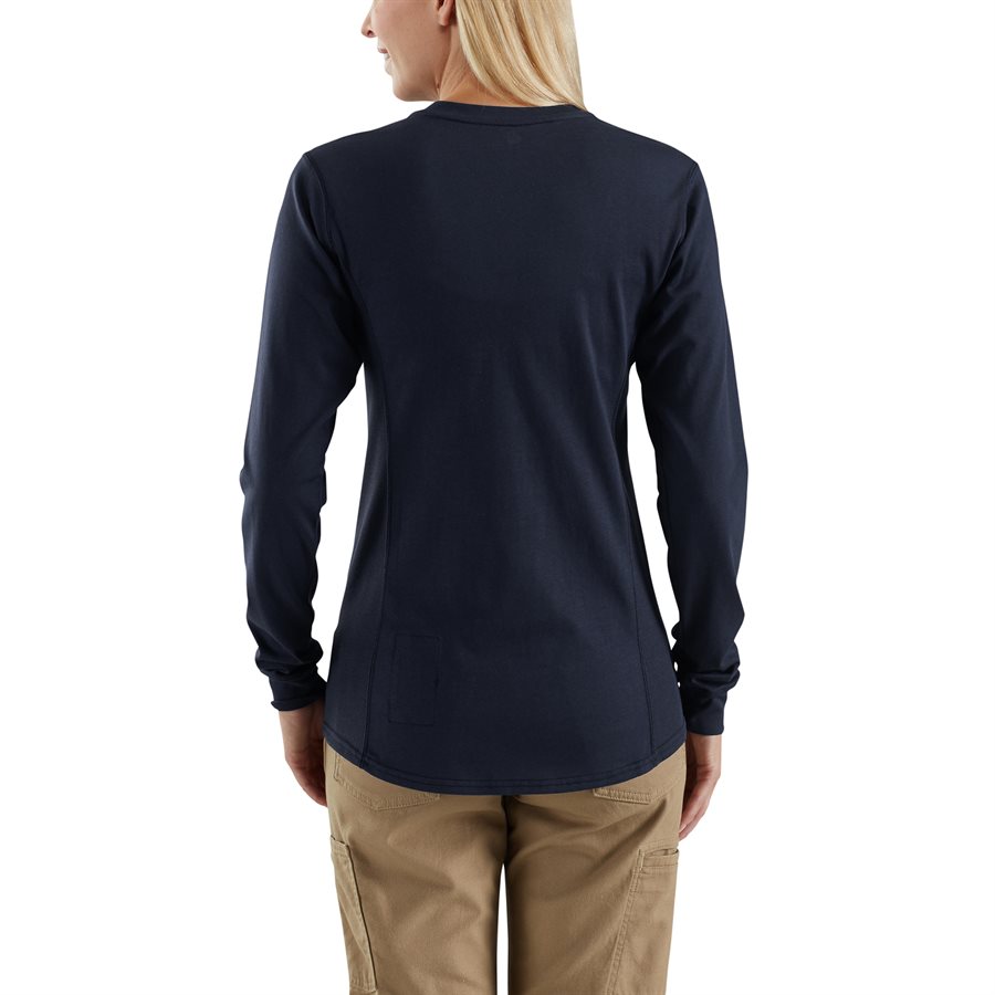 Carhartt FR Ladies Force Cotton L / S Henley