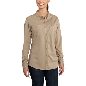 Carhartt FR Ladies 6.75 oz. Force Cotton Workshirt