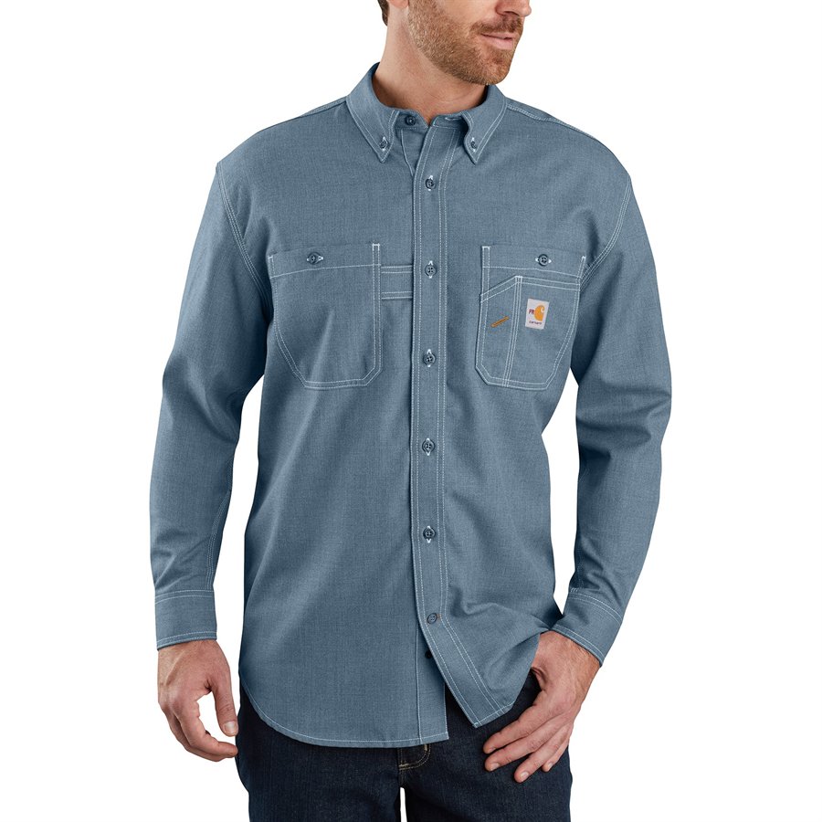 Carhartt FR 4.7oz Force Loose Fit Lightweight L / S Button Front Shirt