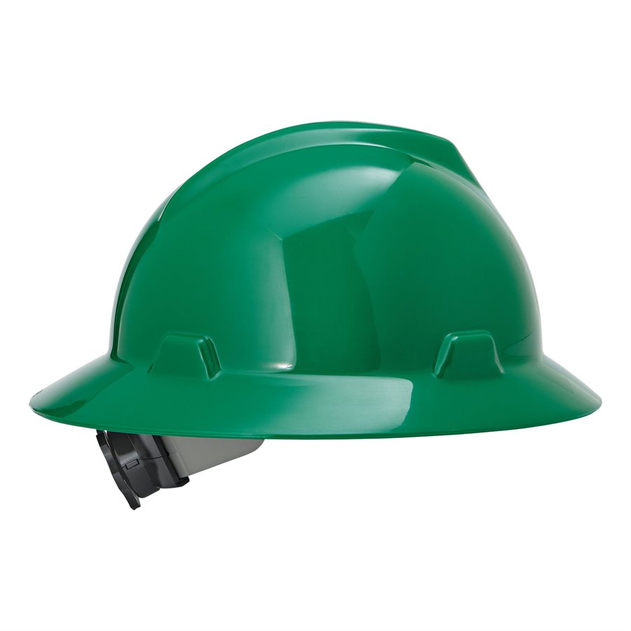 MSA VGard Full Brim Hard Hat w / FasTrac Suspension