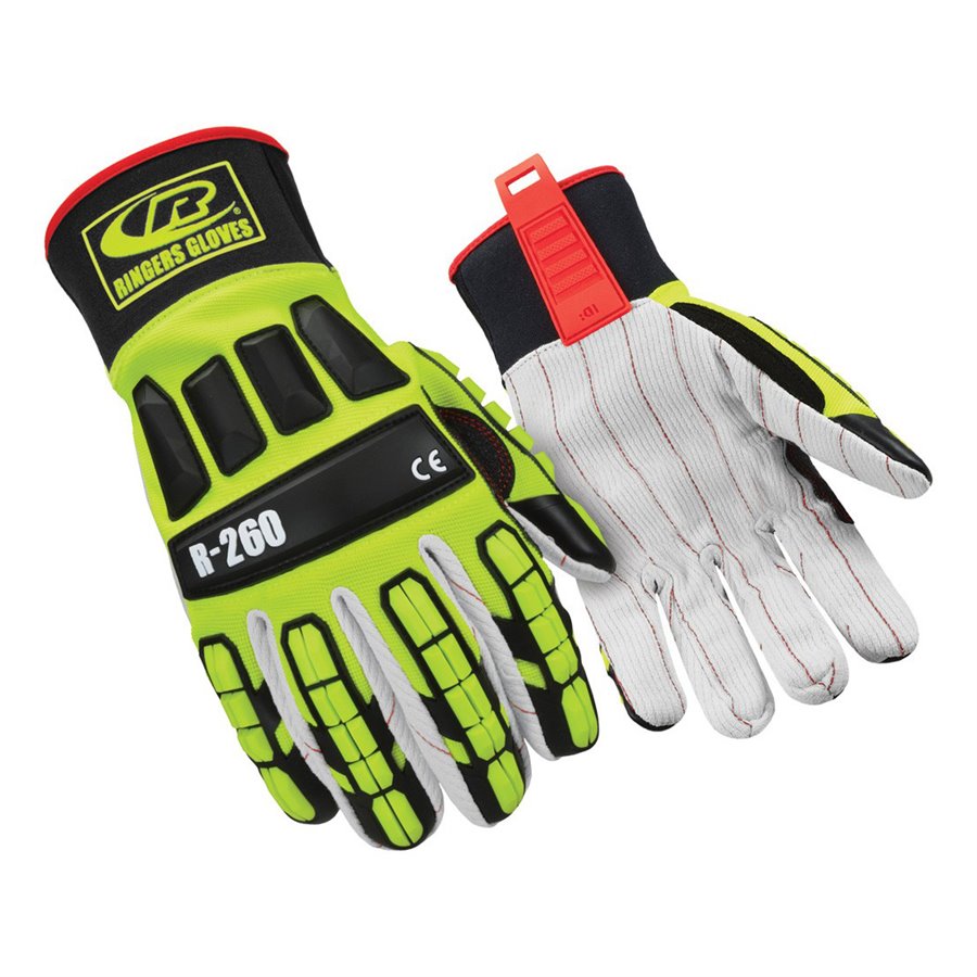 Ringers HiViz Cotton Palm Impact Glove