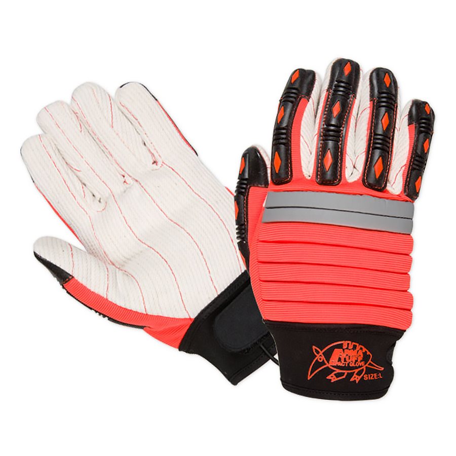 Impact Hybrid Cotton Corded Gloves (Pair)